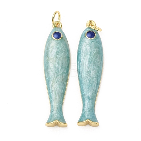 Brass Pendants X-KK-D019-29C-02G-1