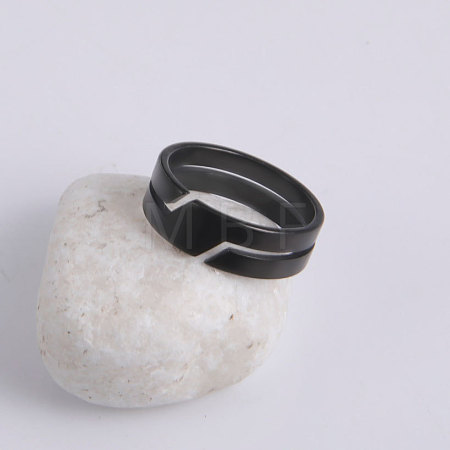 304 Stainless Steel Finger Rings FS-WGF5903-04-1