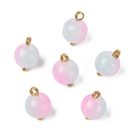 Alloy Glass Pendants GLAA-P080-04G-06-1