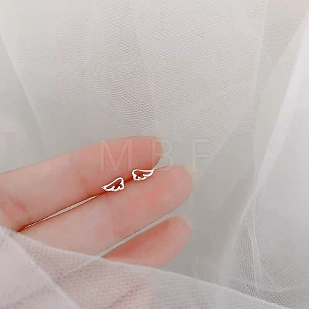 2 Pairs Alloy Stud Earrings for Women EJEW-FS0001-27L-1