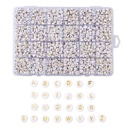 Plating Acrylic Beads PACR-X0001-05-1