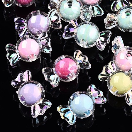 Transparent Acrylic Beads TACR-N011-002A-03-1