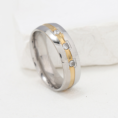 201 Stainless Steel Finger Rings for Men GF3329-12-1