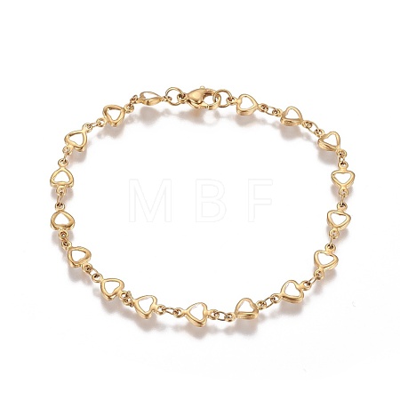Ion Plating(IP) 304 Stainless Steel Link Bracelets BJEW-I274-36C-1