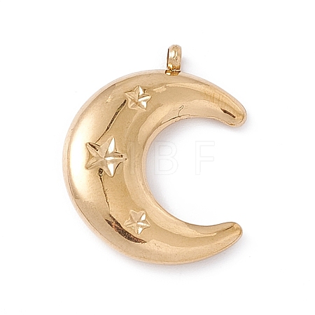 Ion Plating(IP) 304 Stainless Steel Pendants X-STAS-E173-01G-1
