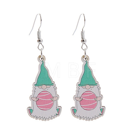 Easter Acrylic Dangle Earrings FS-WG15F89-09-1