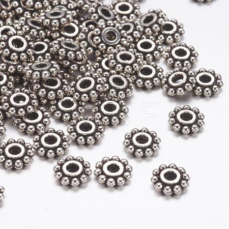 Gear Tibetan Style Alloy Spacer Beads AB145-NF-1