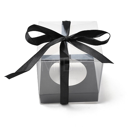 Transparent PET Cupcake Packing Boxes with Paper Base PL-CBA0AB9-01E-1