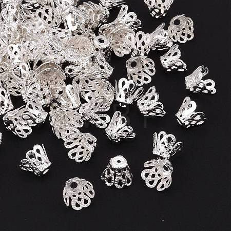 Multi-Petal Filigree Iron Bead Caps E114-S-1