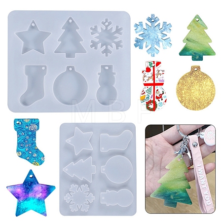 Christmas Silicone Pendants Molds LS-DIY-Z005-11-1