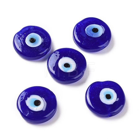 Handmade Evil Eye Lampwork Beads LAMP-E026-01C-1