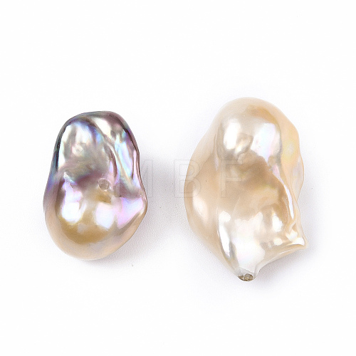 Natural Baroque Keshi Pearl Beads PEAR-N020-J09-1