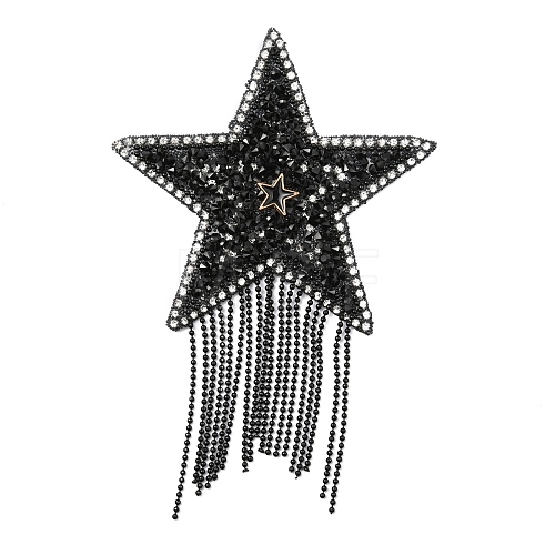 Star Resin Hotfix Rhinestone PATC-WH0001-79C-1