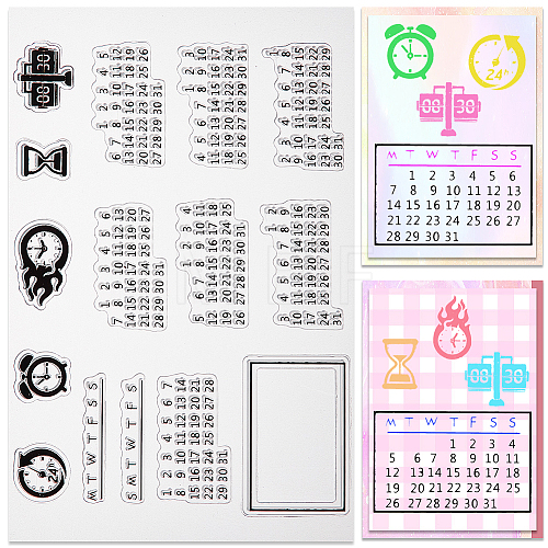 Clear Silicone Stamps DIY-WH0504-52B-1
