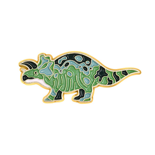 Dinosaur Theme Alloy Brooches DRAG-PW0001-68E-1