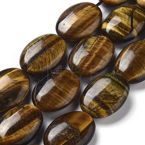 Natural Tiger Eye Beads Strands G-P528-D03-01-1