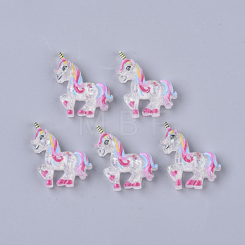 Resin Cabochons CRES-N018-035-1