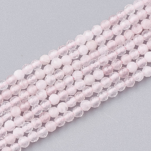 Natural Rose Quartz Beads Strands G-T107-16-1