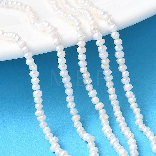 Natural Cultured Freshwater Pearl Beads Strands PEAR-I007-07E-01B-1