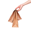 Kraft Paper Gift Bags with Ribbon Bowknot Design CARB-PH0002-06-6
