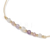 Natural stone constellation bracelet with 12 zodiac signs NR2952-10-3