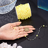 Acrylic Round Beaded Link Chains DIY-MB0007-001F-7