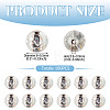 100Pcs Crackle Transparent Glass Beads GLAA-TADJ0001-12B-3