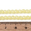 Imitation Jade Glass Beads Strands GLAA-T028-4mm-11H-4