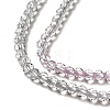 Transparent Gradient Color Glass Beads Strands X1-GLAA-H021-01B-12-3