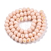 Electroplate Opaque Solid Color Glass Beads Strands LS-EGLA-A044-P8mm-L05-3