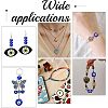Handmade Evil Eye Lampwork European Beads LAMP-NB0001-70A-6