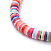 Handmade Polymer Clay Heishi Beaded Necklaces NJEW-JN02449-01-2