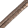 Electroplated Non-magnetic Synthetic Hematite Beads Strands G-G089-B02-08-1