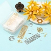 DIY Filigree Earring Making Kit DIY-YW0006-25-6