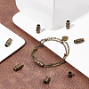 32Sets Brass Locking Tube Magnetic Clasps KK-SC0001-99-4