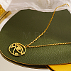 Stainless Steel Pendant Necklaces KA3458-1-2