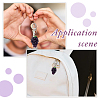 10Pcs Resin Grape Pendant Decorations KEYC-FH0001-82-5