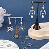 8 Pairs 2 Colors 304 Stainless Steel Huggie Hoop Earrings STAS-SC0021-28P-4