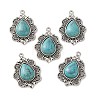 Synthetic Turquoise Pendants GG-XCP0001-03-1