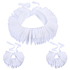 Detachable Polyester Faux Ruffle Collar for Women AJEW-WH0481-526B-1