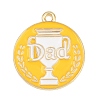 Father's Day Alloy Enamel Pendants FIND-E054-05A-1