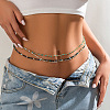 3Pcs Glass Seed Beaded Layered Waist Chains for Summer Beach WG49EE4-02-1