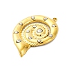 304 Stainless Steel Pendants STAS-V004-07G-02-2