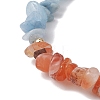 Gemini Guardian Gemstone Stretch Bracelets BJEW-JB11108-05-4