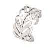 304 Stainless Steel Cuff Open Rings RJEW-P191-01P-4