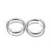 Tarnish Resistant 304 Stainless Steel Open Jump Rings STAS-P236-24P-2