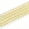 Baking Paint Transparent Glass Beads X1-DGLA-N006-6mm-03-1