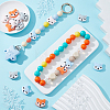 16Pcs 4 Style Food Grade Eco-Friendly Silicone Beads SIL-CA0001-22-4