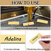 Plastic Blank Name Badge ID Tag with Iron Pins KY-D024-01D-5
