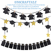 Unicraftale 3 Sets 3 Style Paper Graduation Theme Photo Wall Decorations DIY-UN0003-82-4